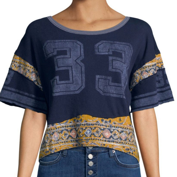 Free People Tops - FREE PEOPLE FOOTBALL TEE